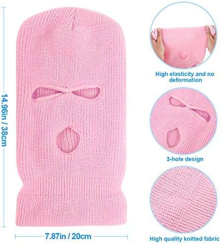 2-Piece 3-Hole Ski Mask