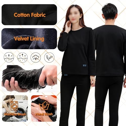 YANYNGS Heated Underwear Set for Men Women