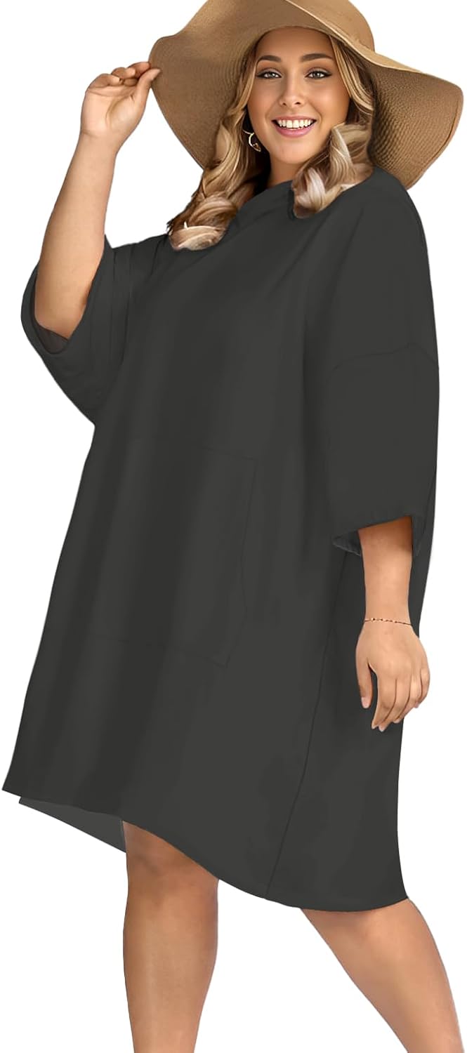 Sleek Fun KFUBUO Surf Poncho Cover-Up