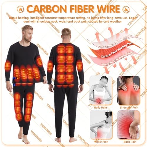 YANYNGS Heater Thermal Underwear Set