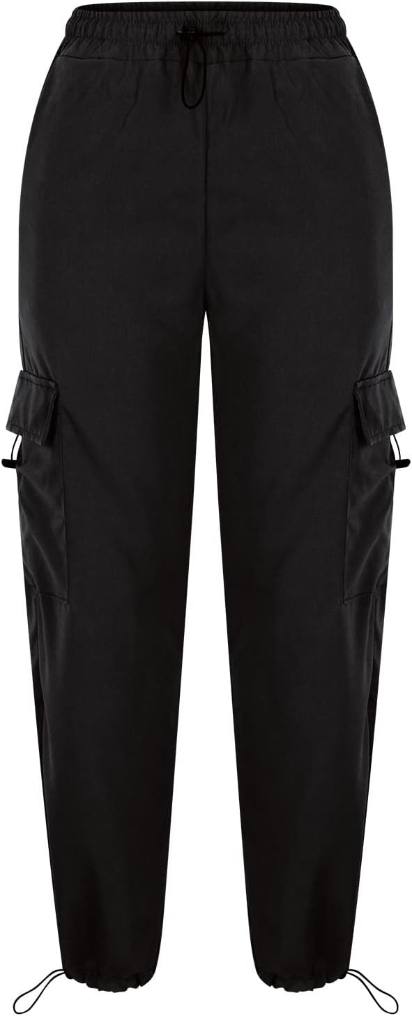 Trendy Drawstring Cargo Pants for Women