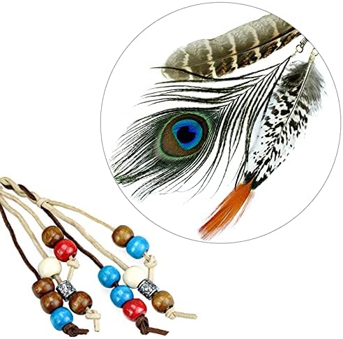 OBMWANG Boho Feather Headband for Women and Girls