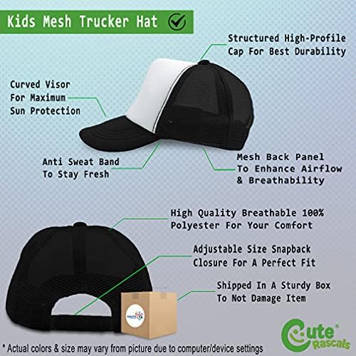 Cute Rascals Kids Trucker Hat Ocean Big Adjustable