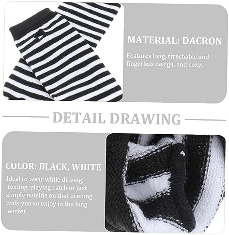 Black Fingerless Gloves for Winter Warmth and Style