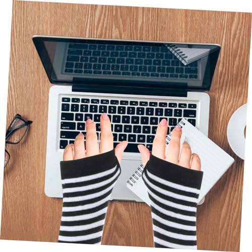 Fingerless Gloves Long Arm Warmer Universal Fit for Winter