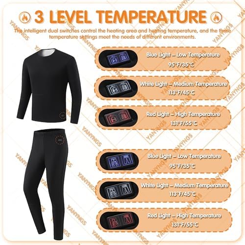 YANYNGS Heater Thermal Underwear Set