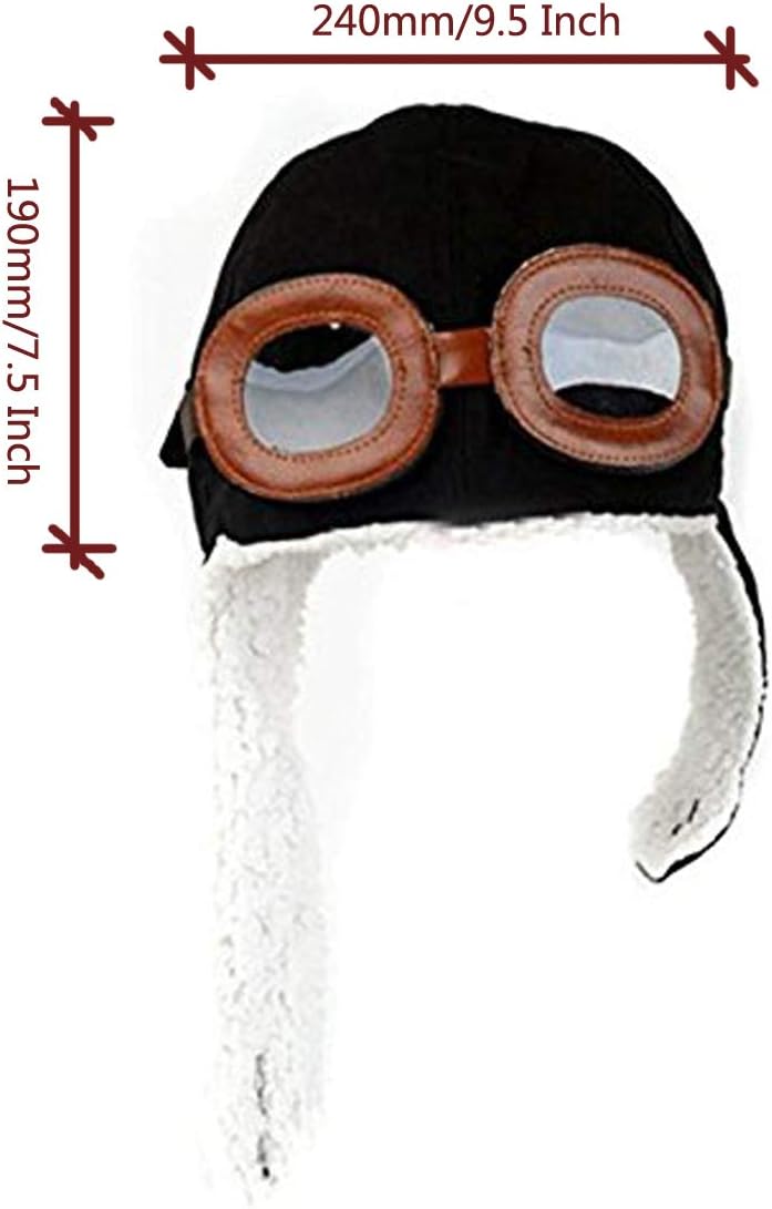 CTKcom 2-Pack Warm Felt Hat and Earmuffs for Kids