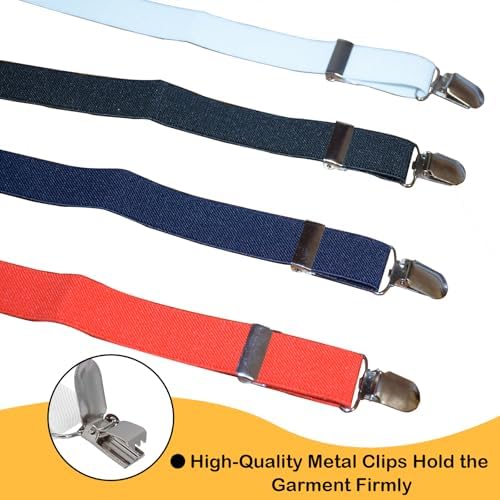 Adjustable Y-Back Suspenders for Kids and Adults