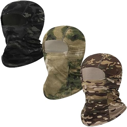 Camo Full Face Mask UPF 50