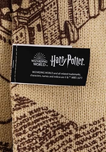 Harry Potter Marauders Map Knit Hat Scarf Set