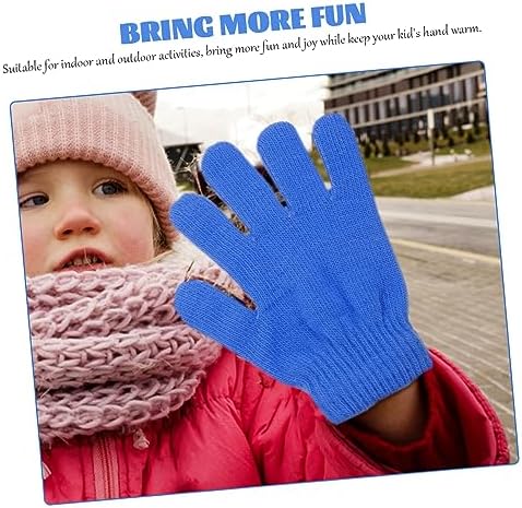 6-Pair Party Kindom Fleece Gloves for Boys