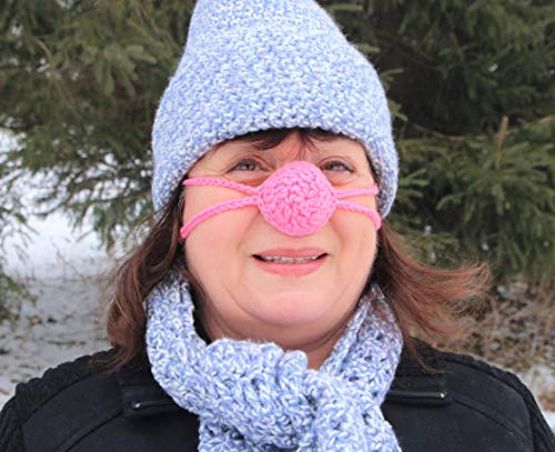 Crochet Sweetheart Nose Warmer - Perfect Gift for Him or Her