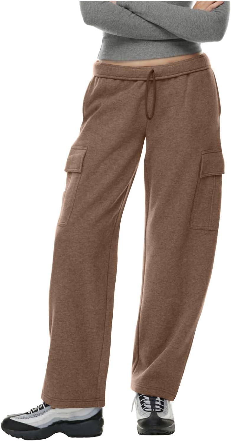 Comfortable Wide Leg Sweatpants for Women with Pockets