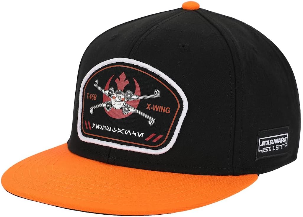 Star Wars Spaceship Jedi Symbol Black Snapback Hat