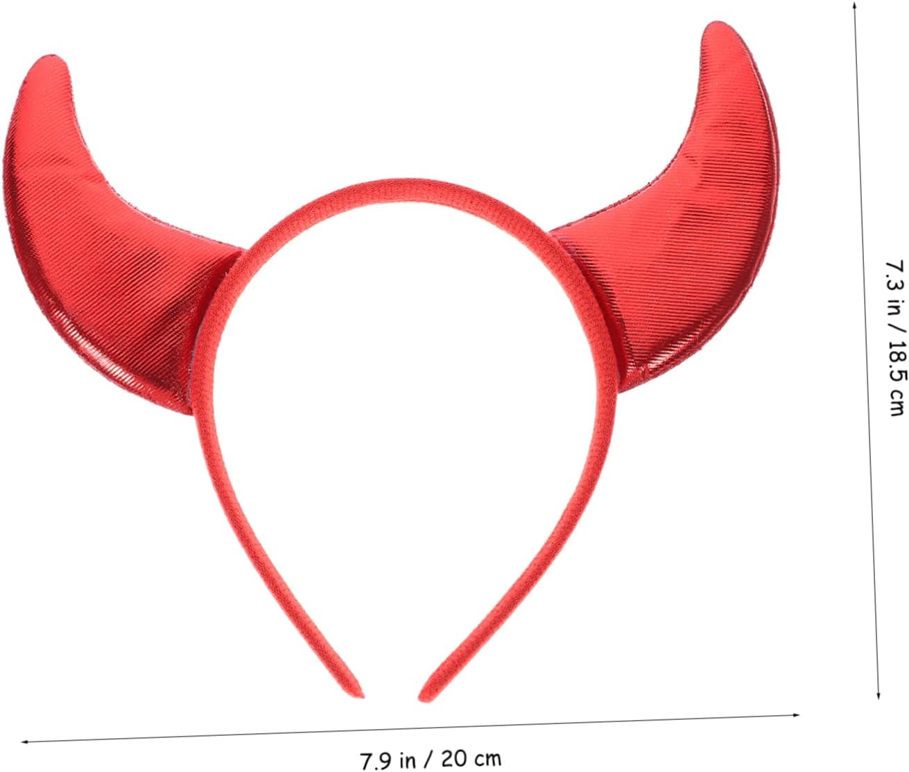 5sets Glitter Devil Horn Headband Halloween Costume Accessory