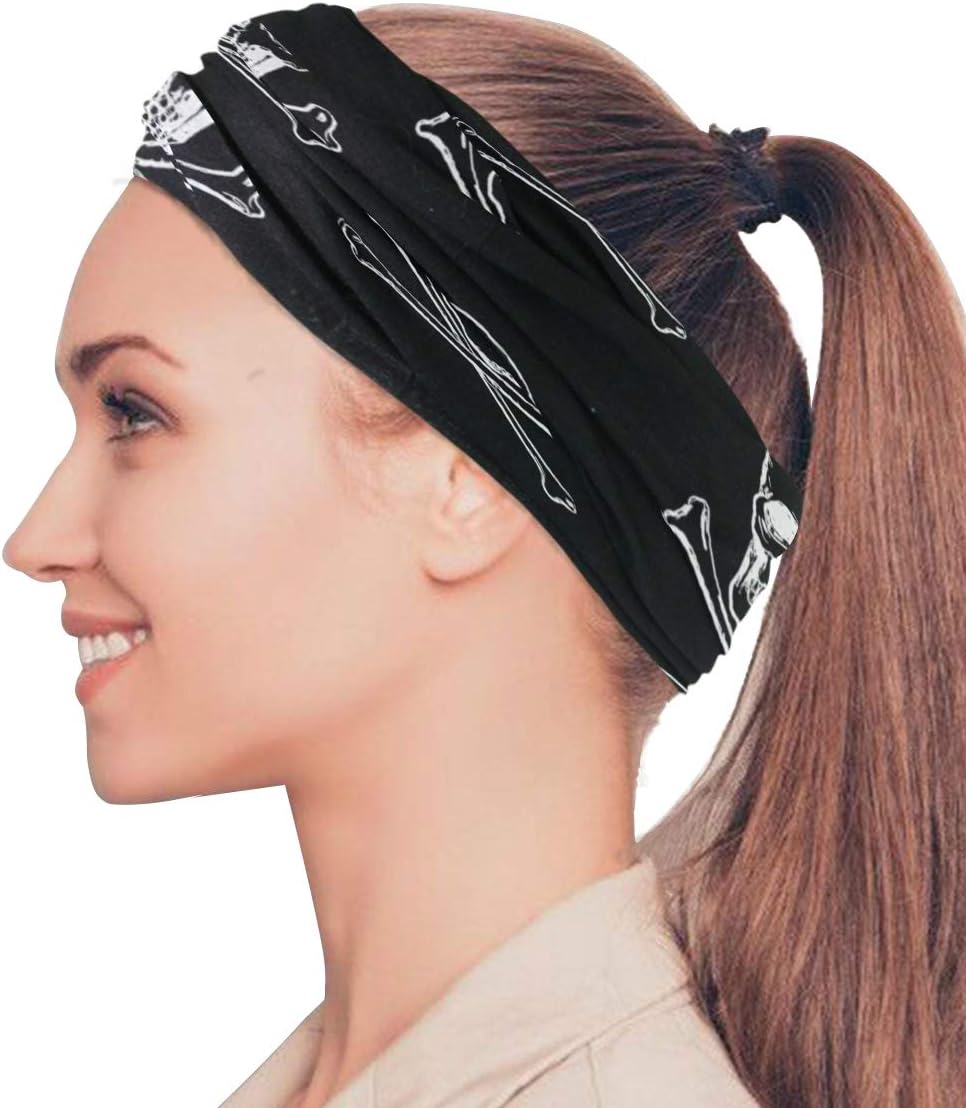 Unisex Balaclava Face Scarf with Skulls Design