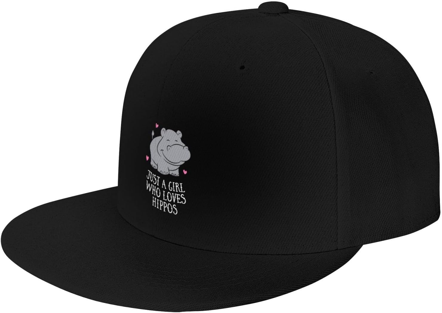 Funny Hip Hop Flat Bill Cap for Men Women
