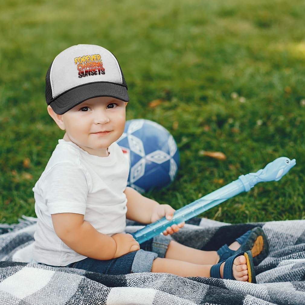 Adjustable Toddler Snapping Back sun Hats 100 polyester tropical UV Protection