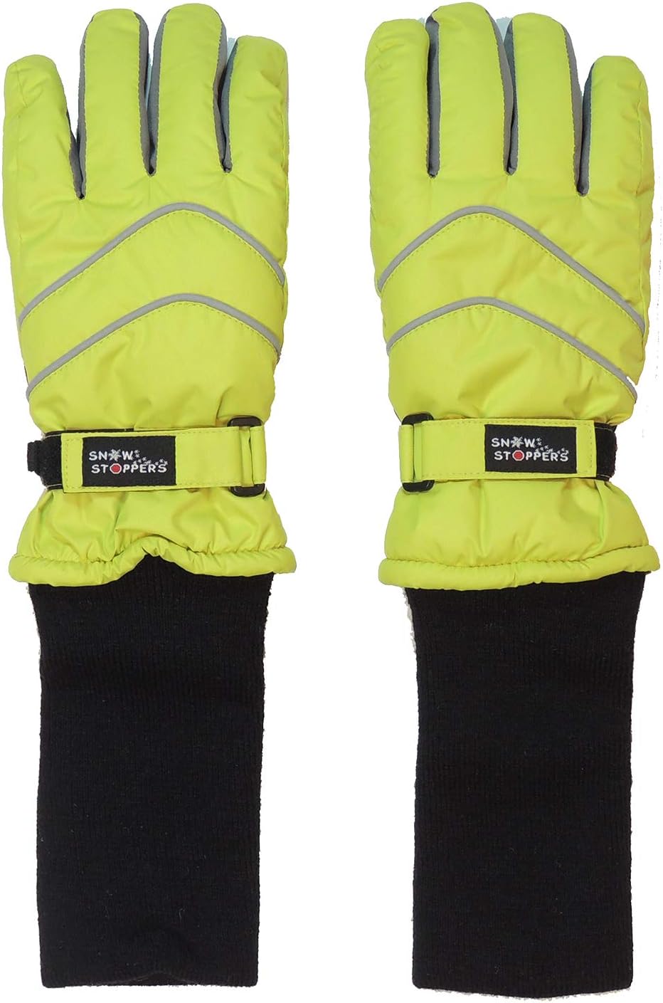 SnowStoppers Kids Waterproof Long Cuff Winter Gloves