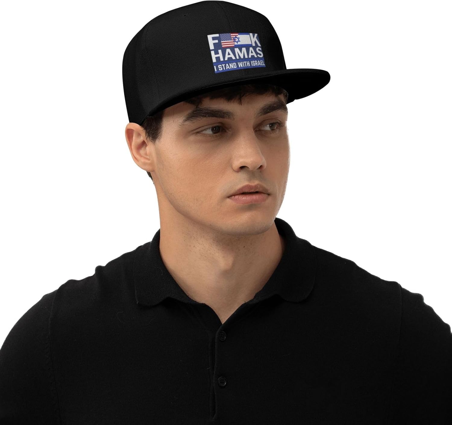 ZRCAIFU Flat Bill Cap - Adjustable UV Protection for Men Women Stylish Durable