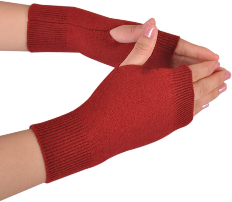 Novawo ArmWarmersPerfect for Typing Womens Soft Elastic Gloves