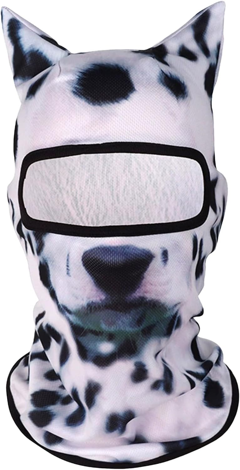 Get Ready for Ski Season 3D Animal Print Balaclava Mask