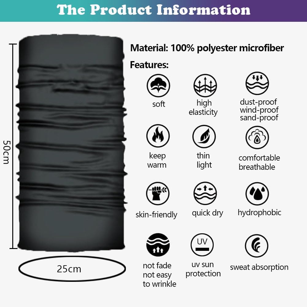 Sun Protection Neck Gaiter for Outdoor Activities