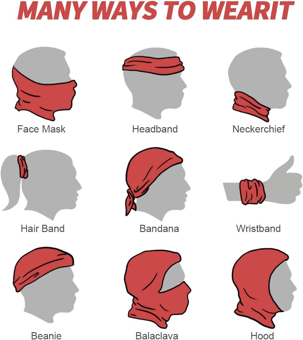 Multi-Functional Face Cover UV-Protective Balaclava for Adults