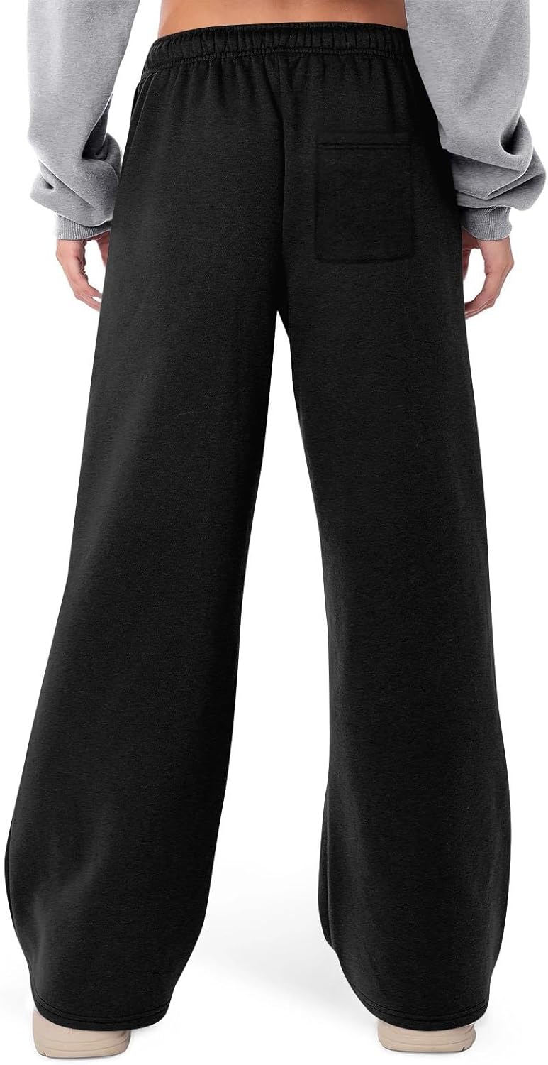 Fmarsh FULILYEO Womens Fleece Wide Leg Sweatpants