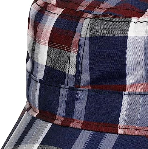 Lipodo Classic Cotton Check Army Cap - WomenMen