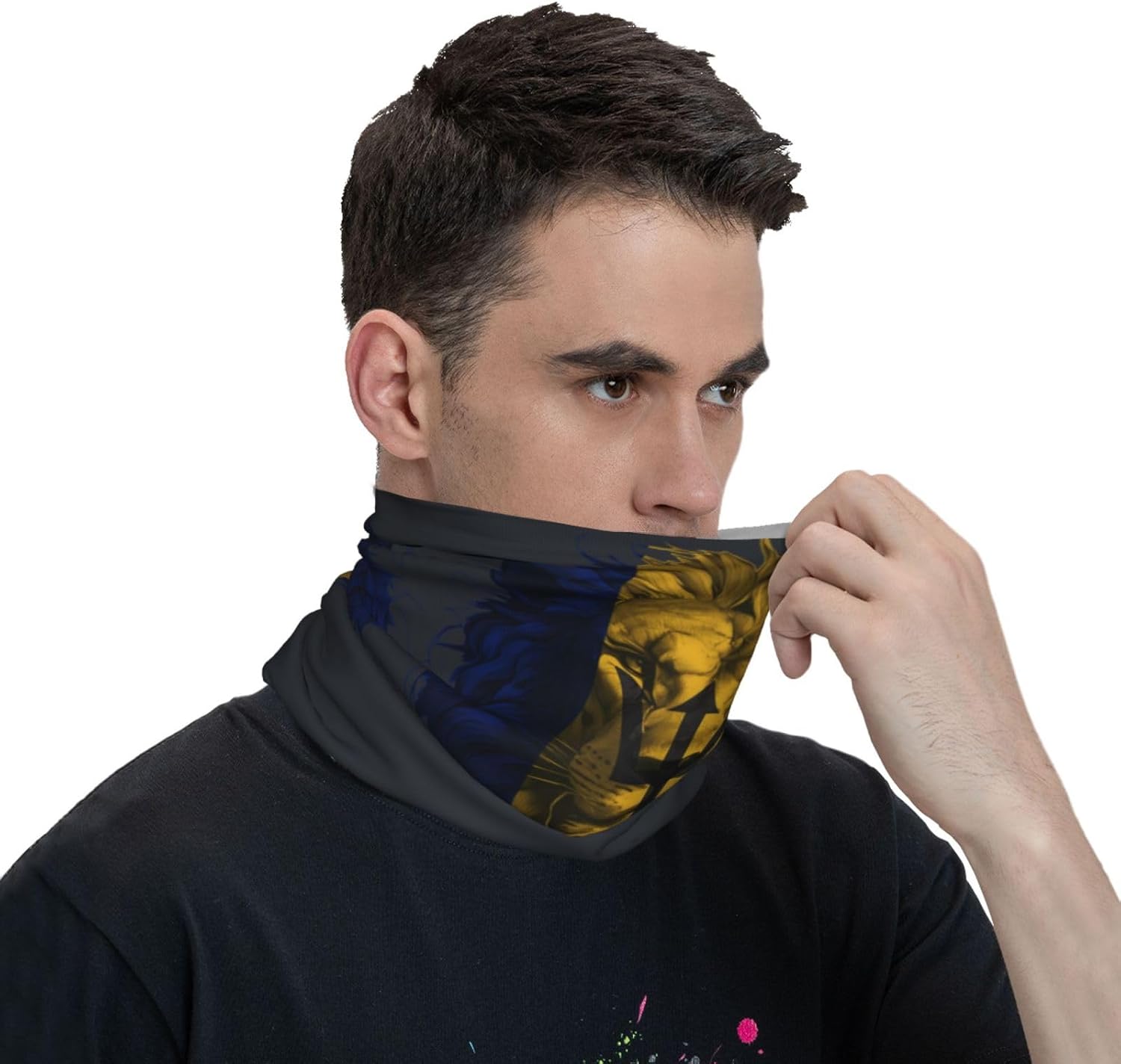 Barbados Lion Face Mask
