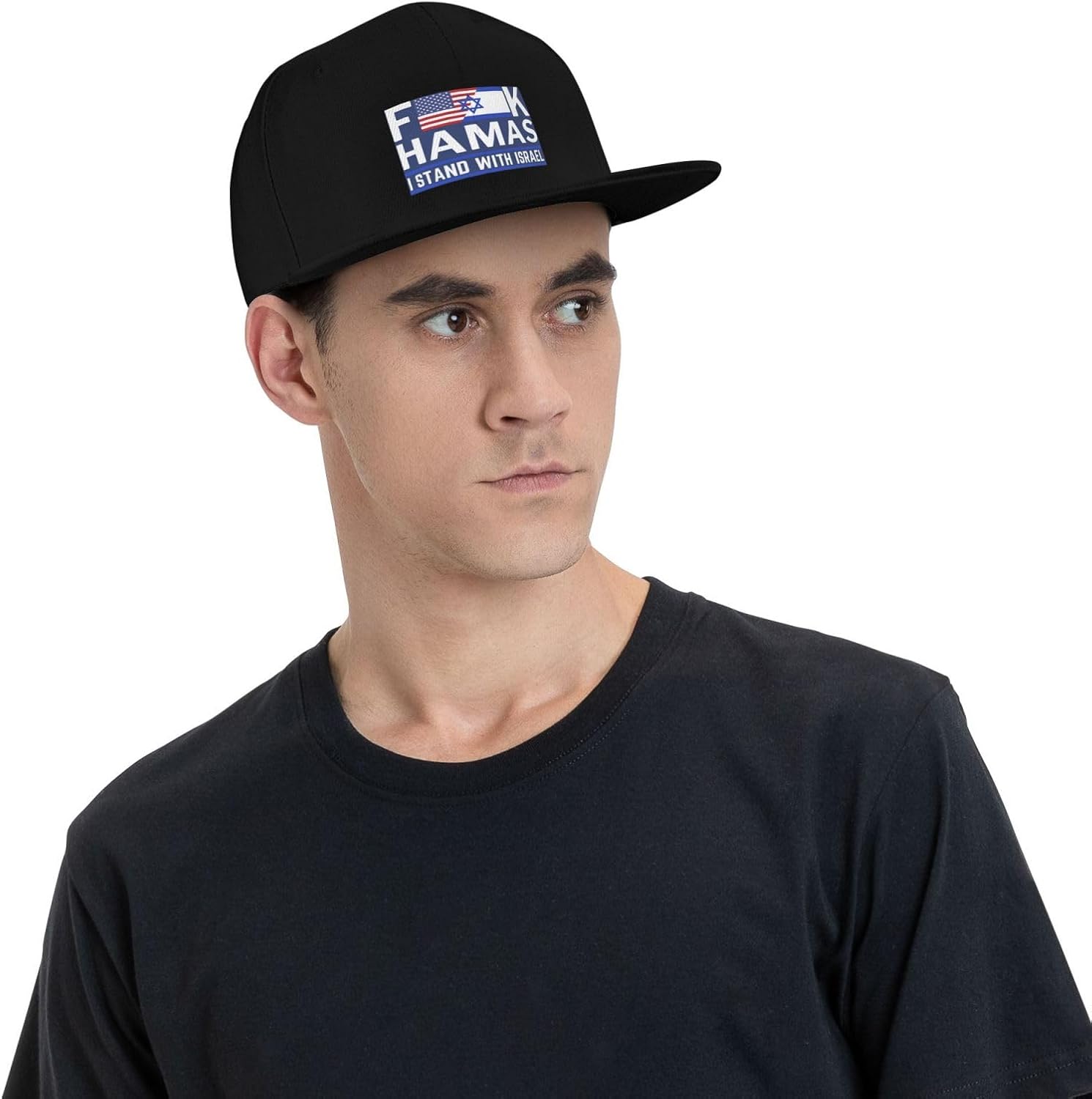 ZRCAIFU Flat Bill Cap - Adjustable UV Protection for Men Women Stylish Durable