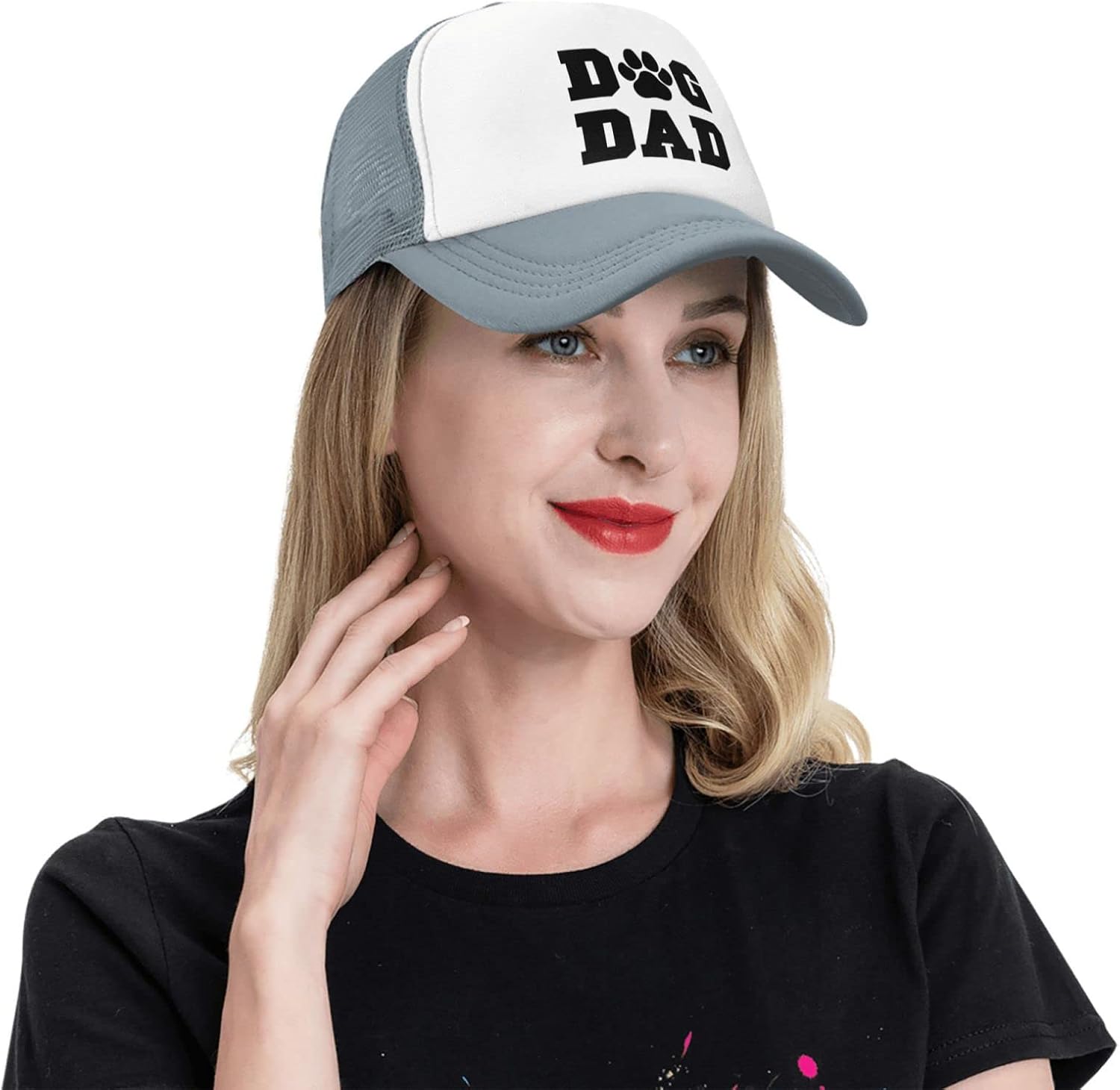 Adjustable Dog Dad Funny Baseball Cap for Sun Protection