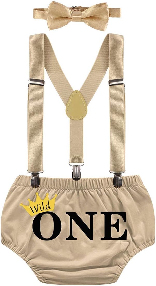 Wild One Cake Smash Suit for Boys