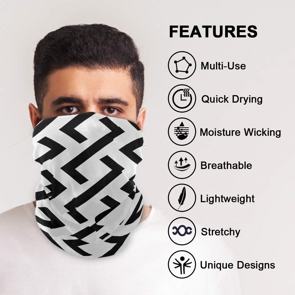 My Little Nest Balaclava Face Cover UV Protection Multi-Purpose Henry Bandana