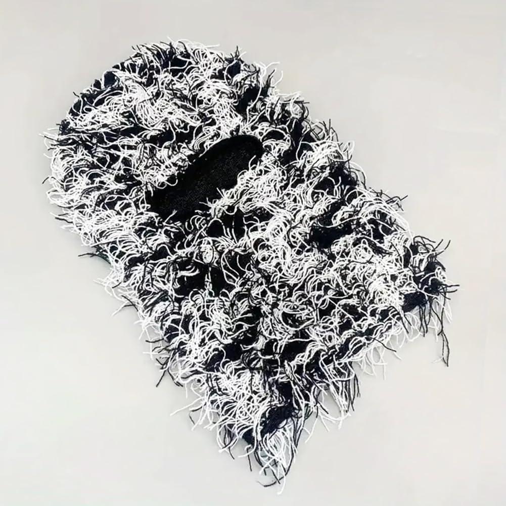 Malaxlx Distressed Balaclava Ski Mask Full Face Winter Windproof Beanie