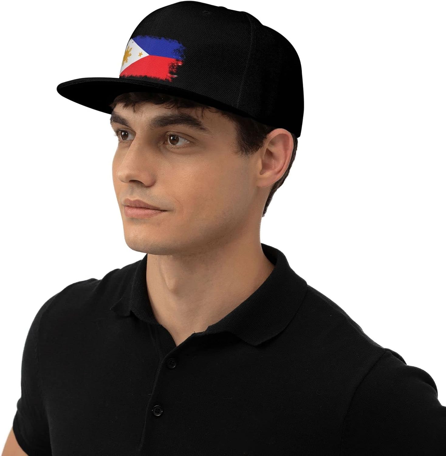 Stylish Allgobee Philippines-Flag Snapback Hat