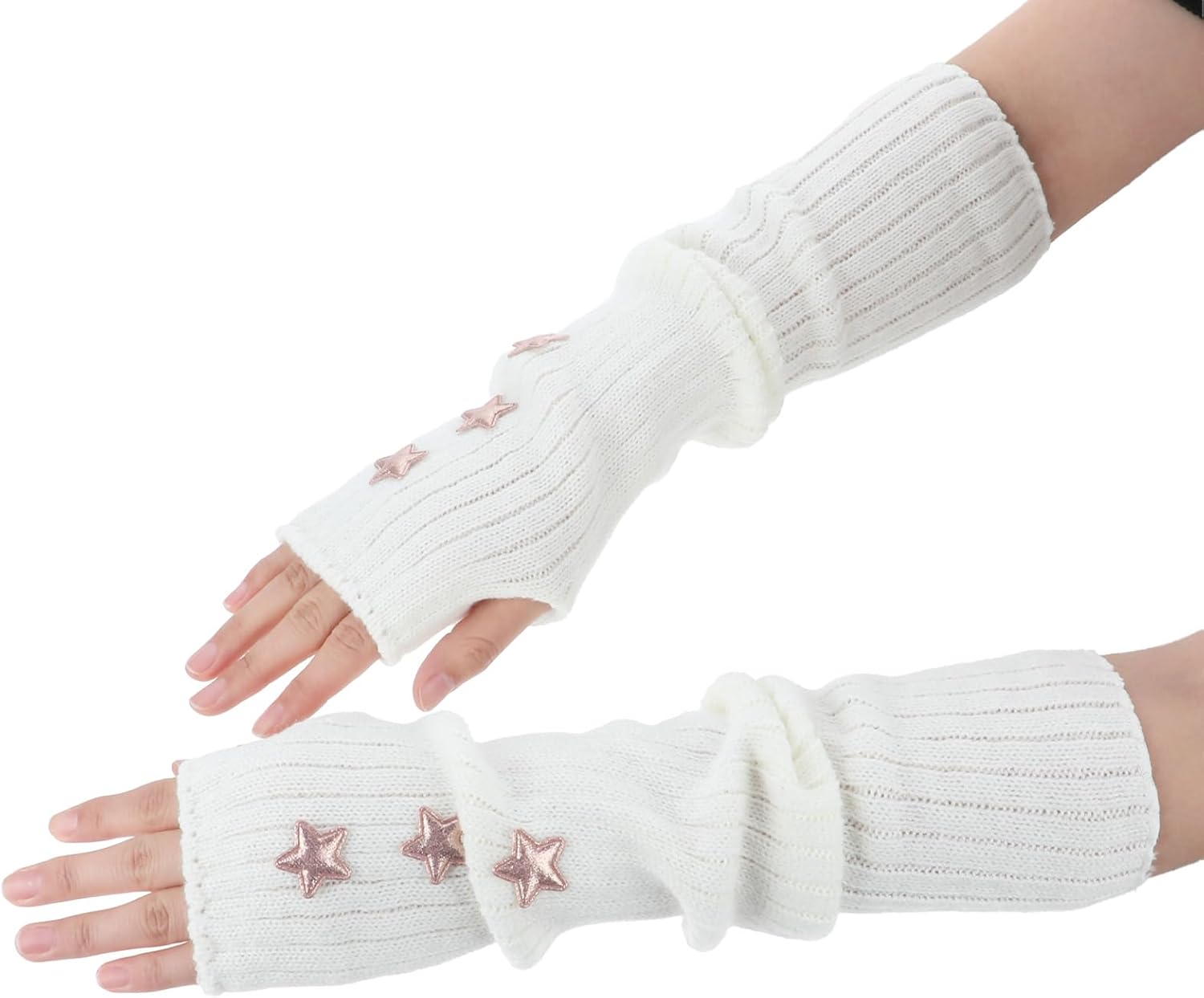 JJUNW 2Pcs Star Arms Warmers