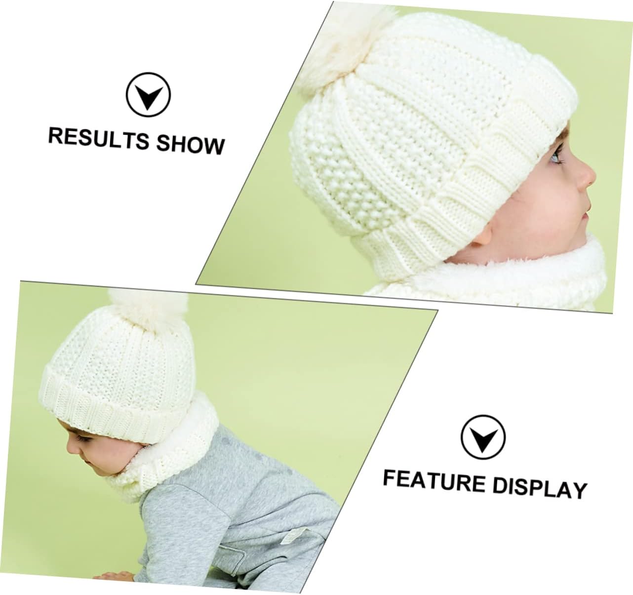 Winter essentials for Babies Soft Warm Hat Scarf Set