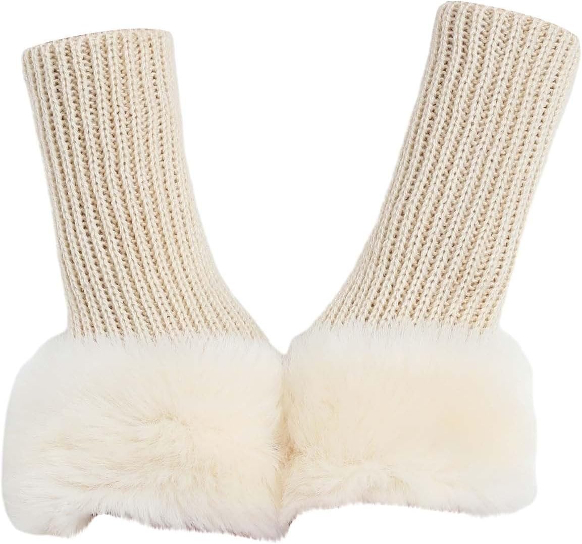 Warm Stretchable Furry ArmWarmers