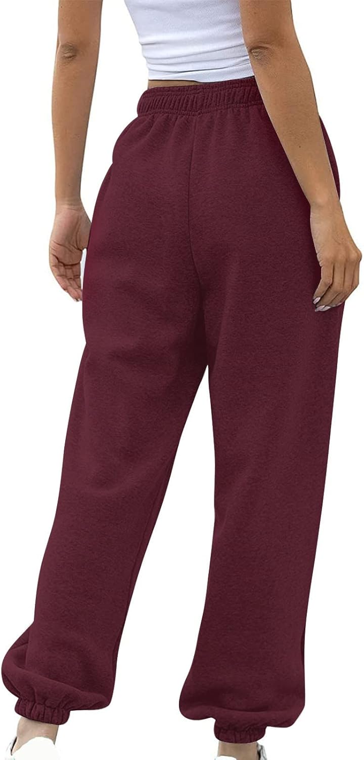 SDBRLD Womens High Waist Butterfly Print Jogger Sweatpants