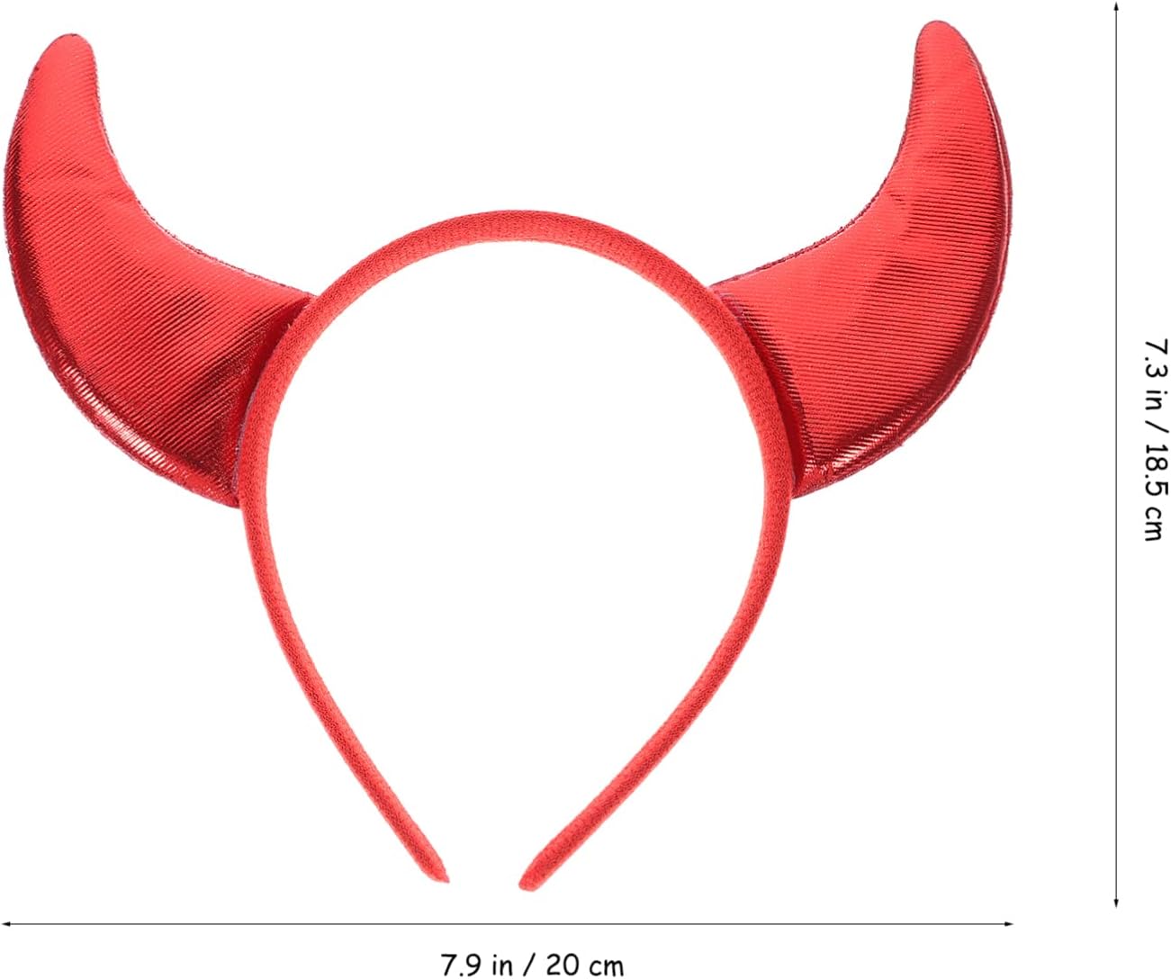 Devil Horns Headband Set 6pcs Glitter Halloween Accessory