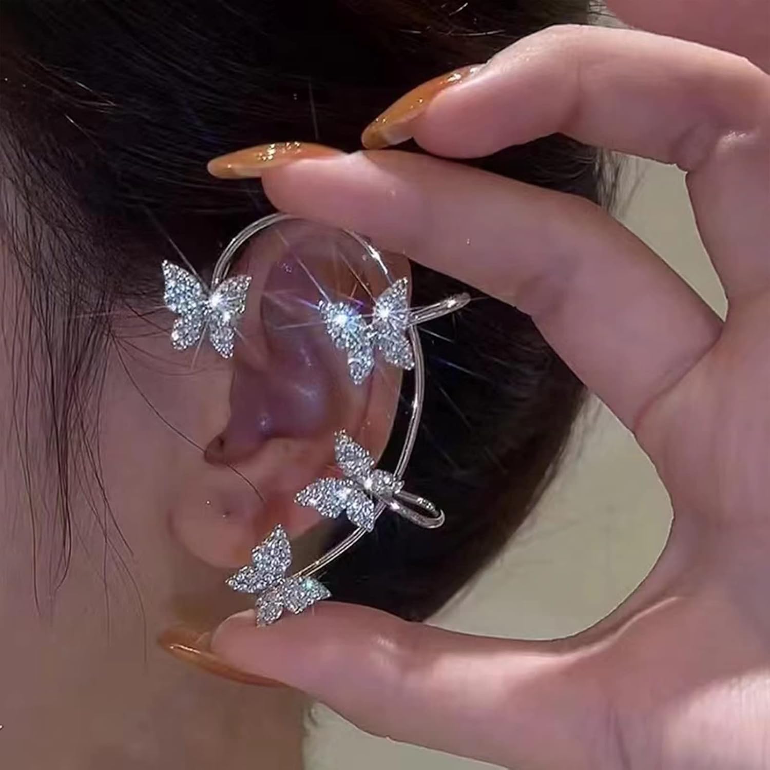 Stunning Butterfly Rhinestone Earrings for Women