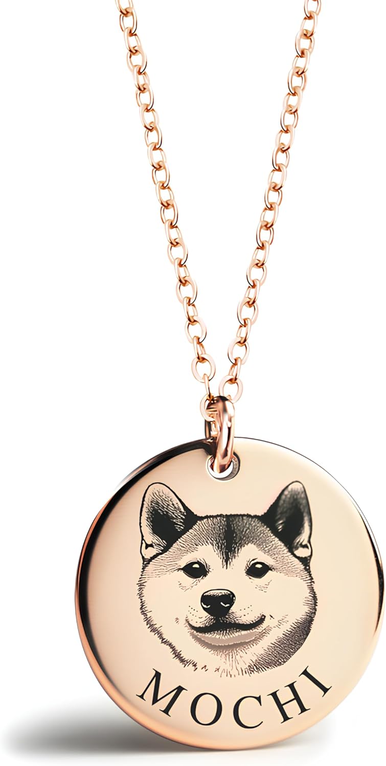 Personalized Pet Portrait Necklace