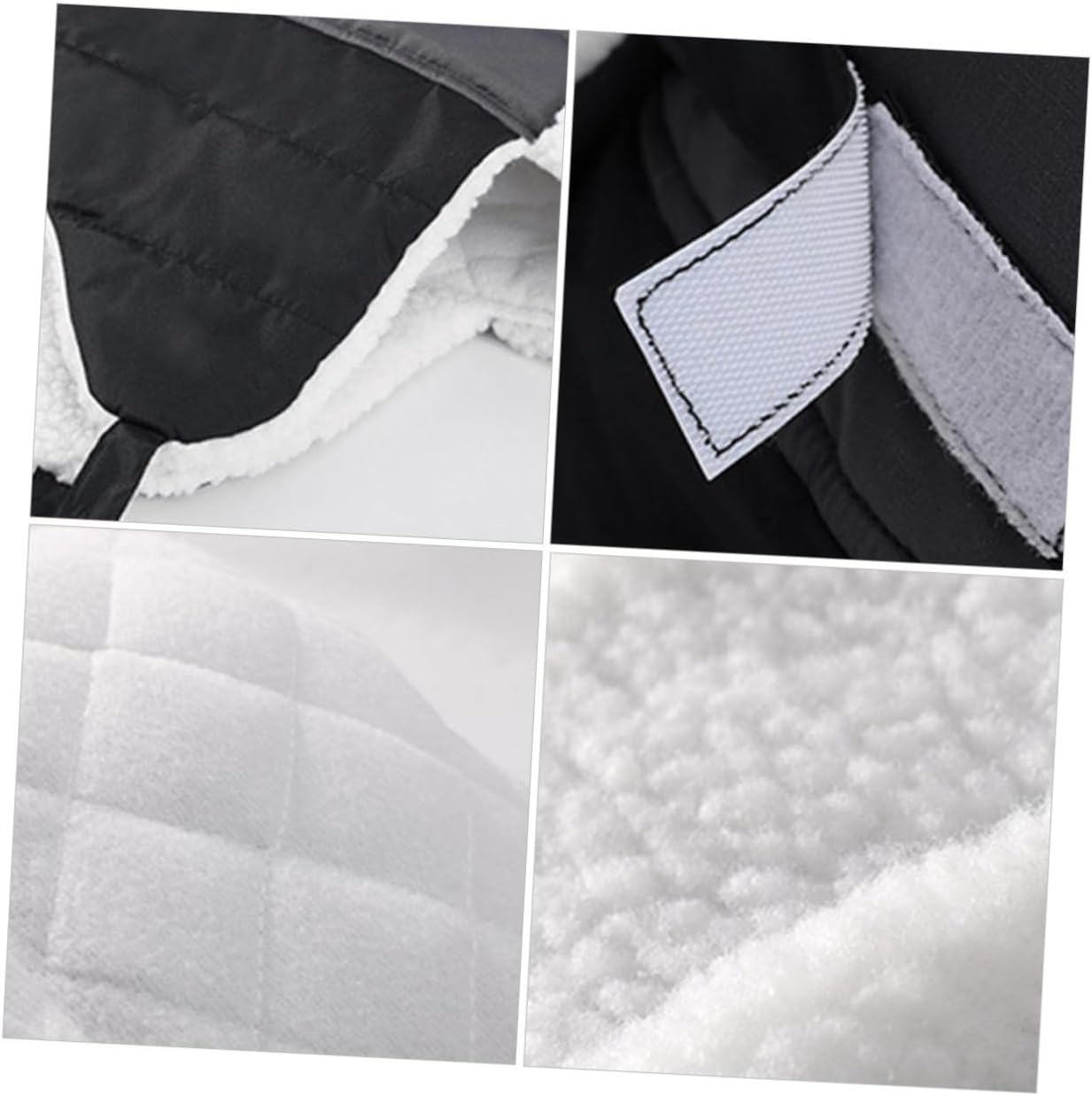 Cute Warm Black Hat Ear Cover for Boys Girls
