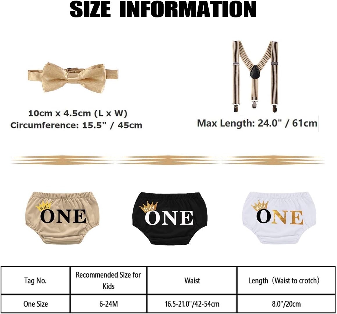 Wild One Cake Smash Suit for Boys