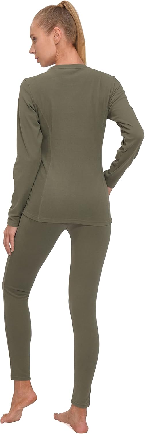 Little Donkey Andy Womens Cozy Fleece-Lined Thermal Set for Winter