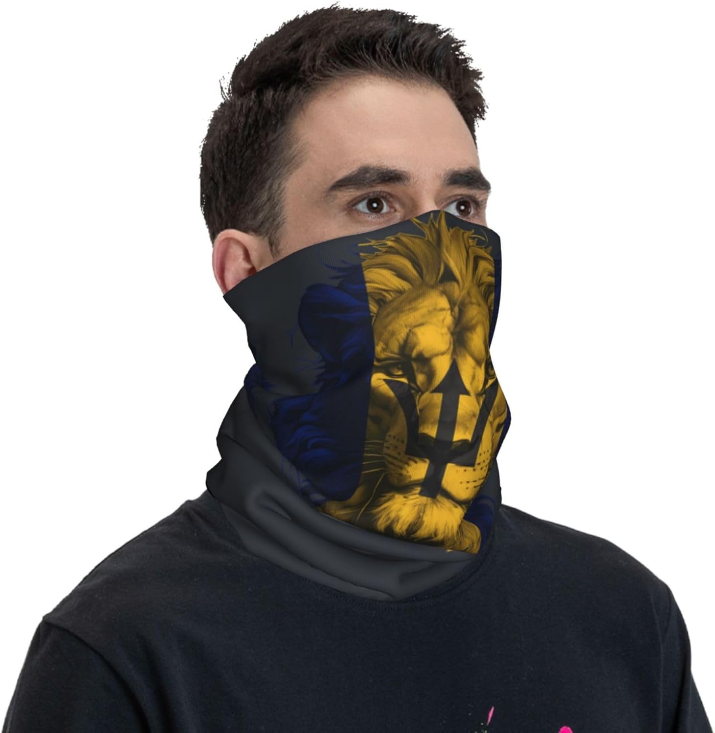 Barbados Lion Face Mask