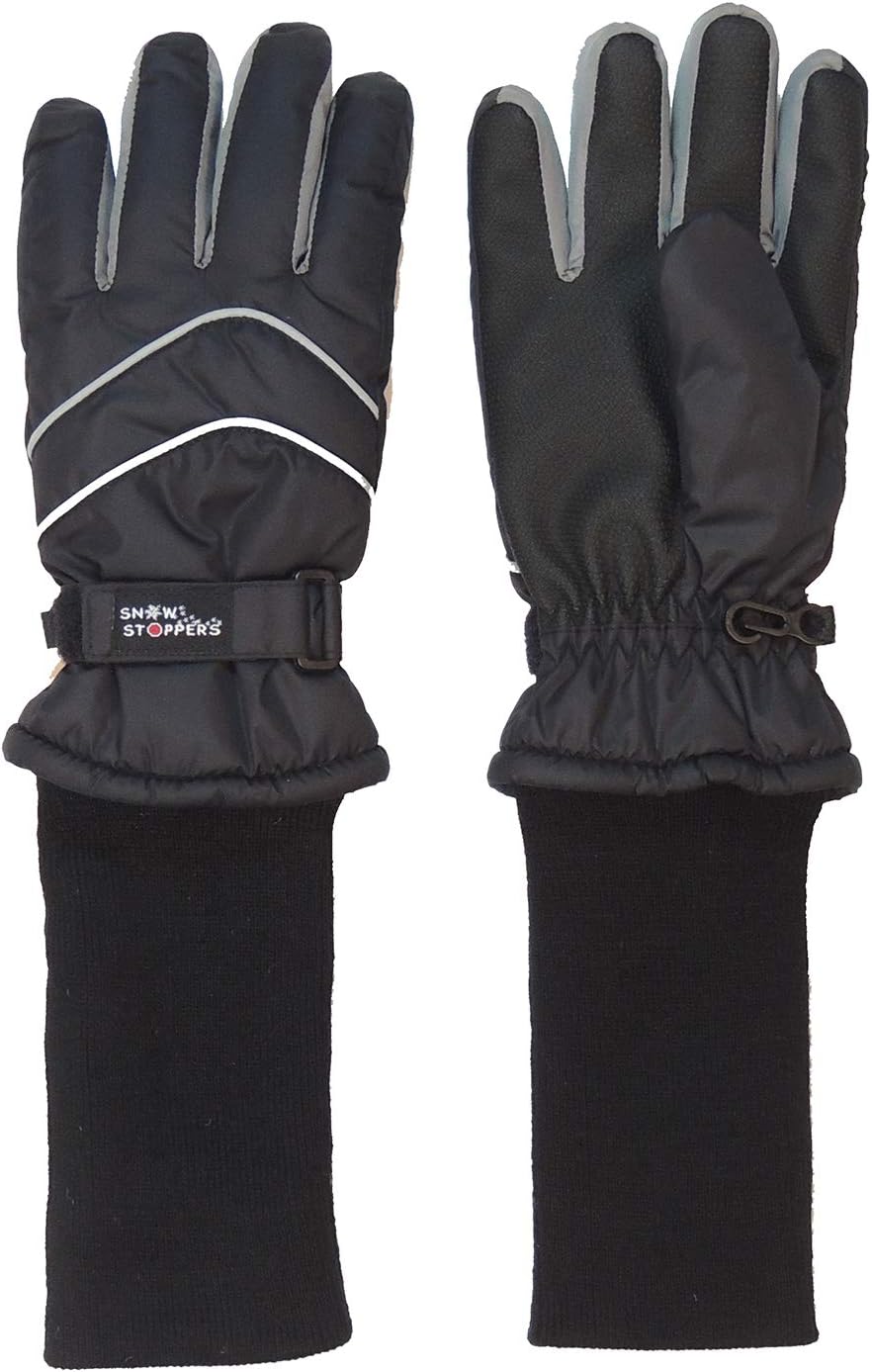 Winter Gloves for Kids - Waterproof Long Cuff