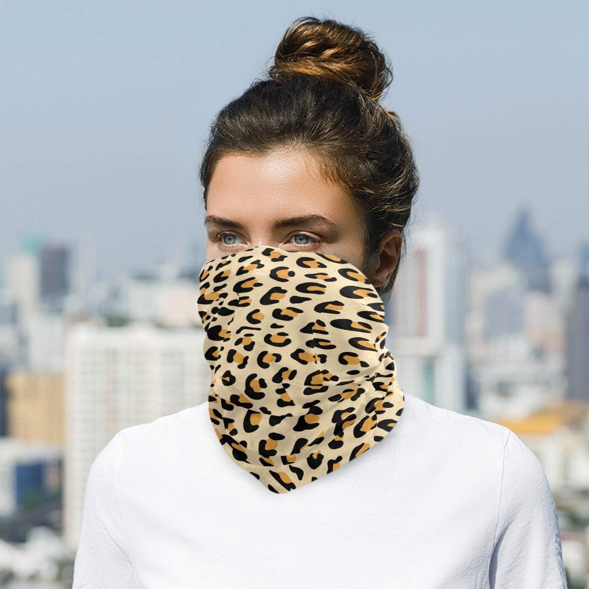 Unisex Leopard Balaclava Face Cover